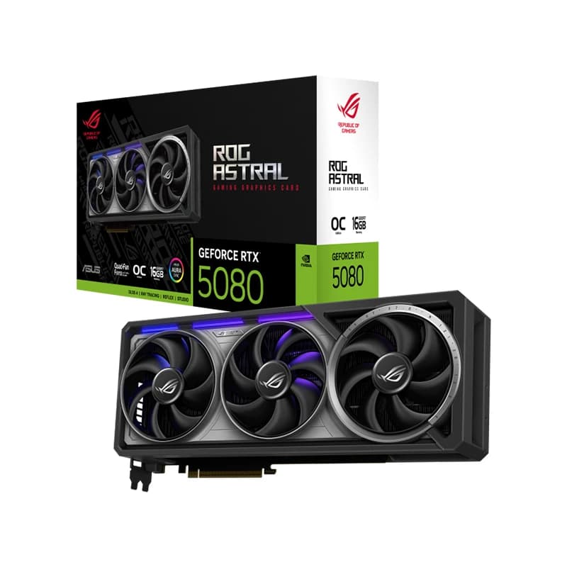 کارت گرافیک ایسوس ROG Astral GeForce RTX 5080 16GB OC Edition