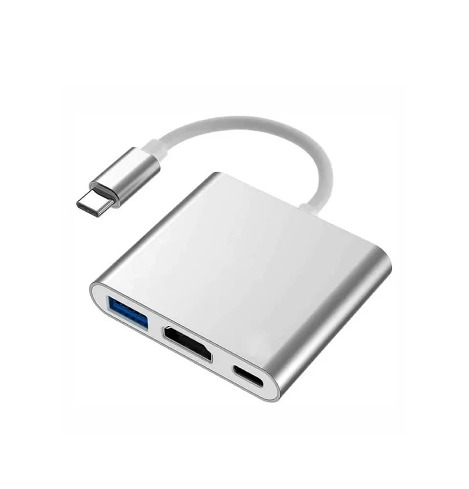 تبدیل تایپ سی به HDMI ، USB 3.0 و تایپ سی — تصویر ۴