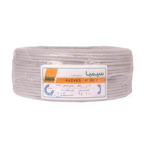 کابل تلفن سیمیا مدل چهار زوج 05 شیلددار