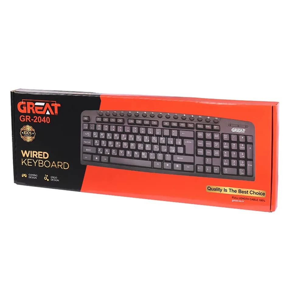 کیبورد سیم دارGREAT گریت مدل GR-2040