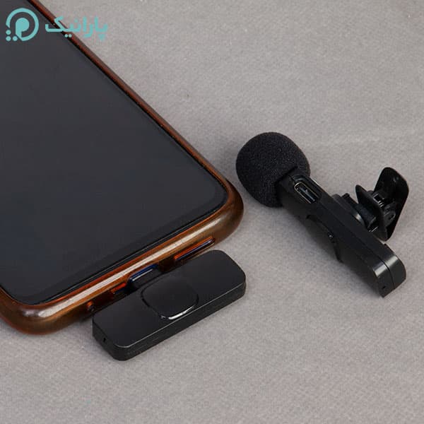 میکروفون یقه ای TYPE C مدل K8 — تصویر ۲