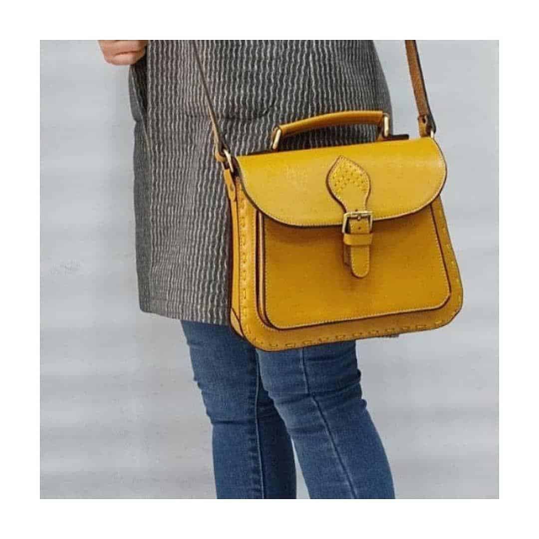 کیف زنانه چرم طبیعی سهندچرم کدC2-109 — تصویر ۳