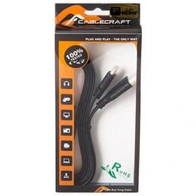 کابل Mini HDMI به HDMIفلت مارک کرفت cablecraft طول 1.5 متر مشکی