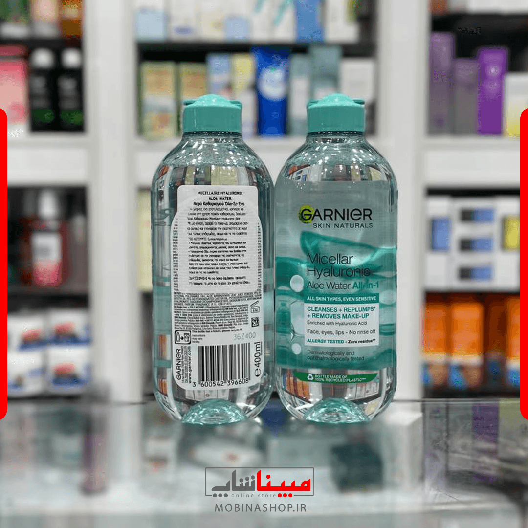 میسلار واتر عصاره آلوئه ورا گارنیر 400 میل — تصویر ۲