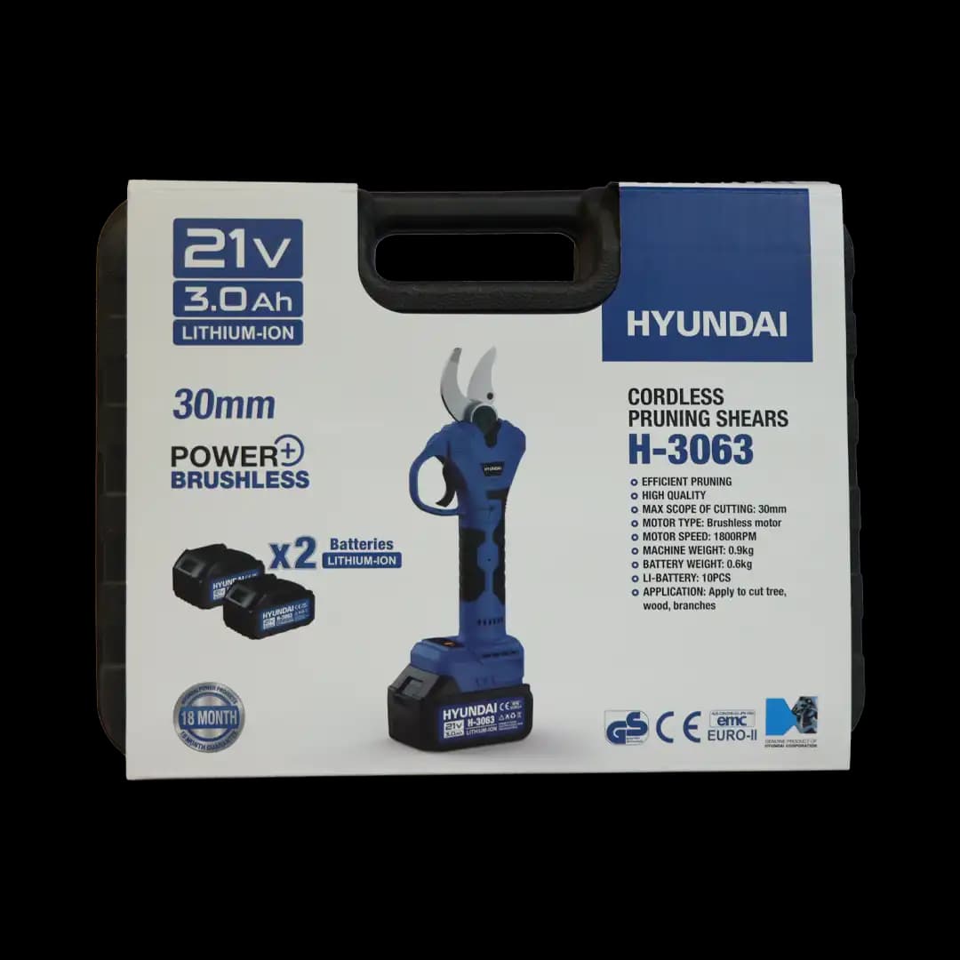 قیچی باغبانی شارژی مدل H-3063 هیوندای — تصویر ۳