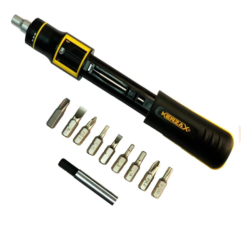 پیچ گوشتی تایوانی خشابی مغناطیسی کنزاکس جغجغه ای اتوماتیک مدل KENZAX KRS-111