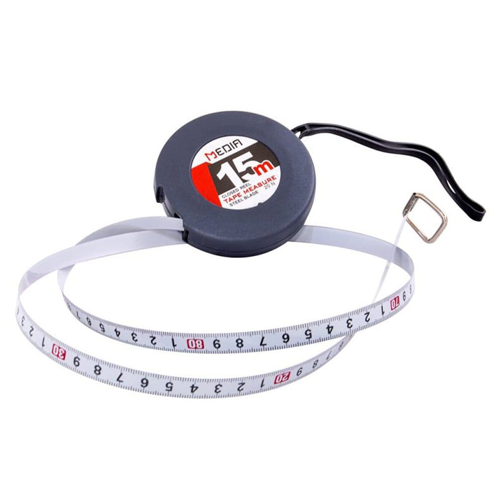 متر گرد مهندسی نوار فلزی 15 متری مدیا مدل MEDIA MD13010415 — تصویر ۲