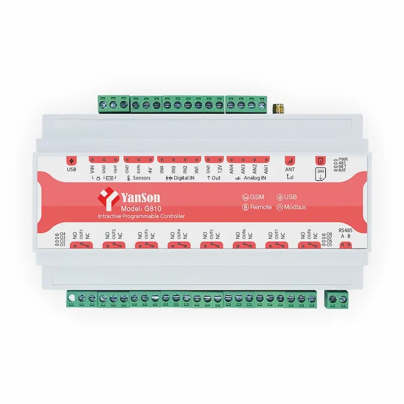 کنترلر پیامکی سیمکارتی هشت کانال YanSon مدل G810