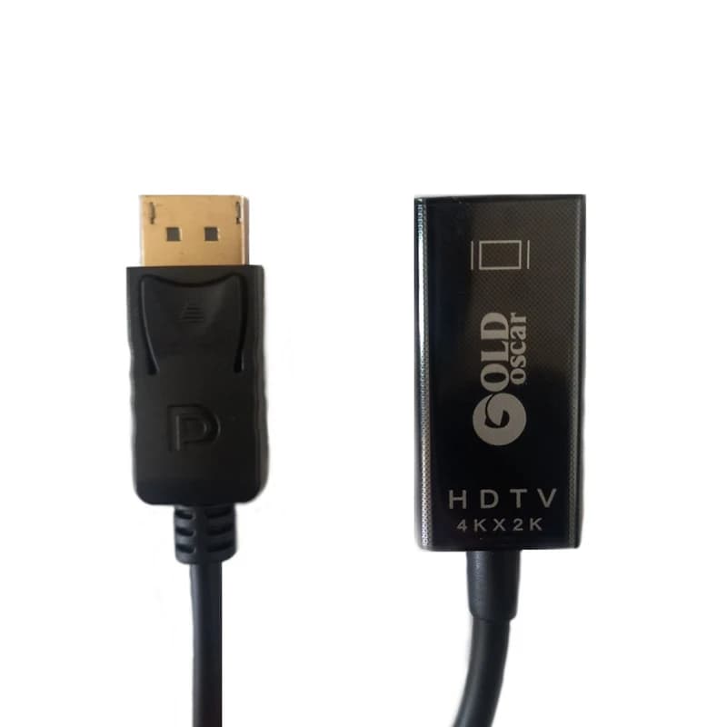 تبدیل Display Port به HDMI گلد اسکار GOLD OSCAR متراژ 1.8 متر — تصویر ۲