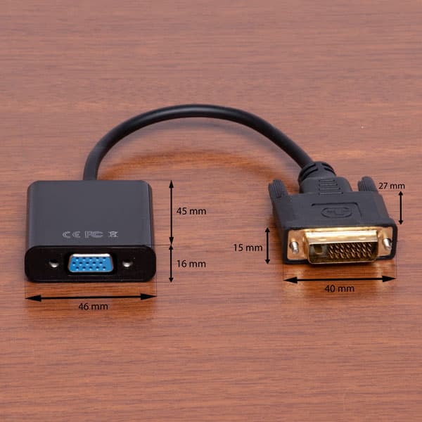 تبدیل DVI به VGA اکتیو دی نت — تصویر ۲