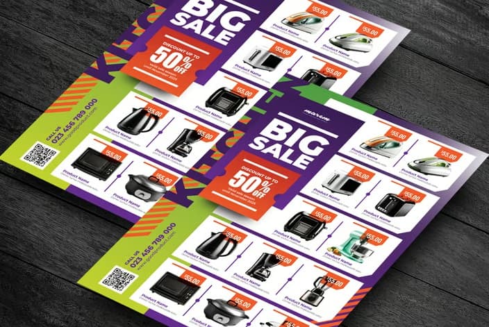 دانلود تراکت و استوری لایه باز تبلیغات محصولات فروشگاه Product Promotion
