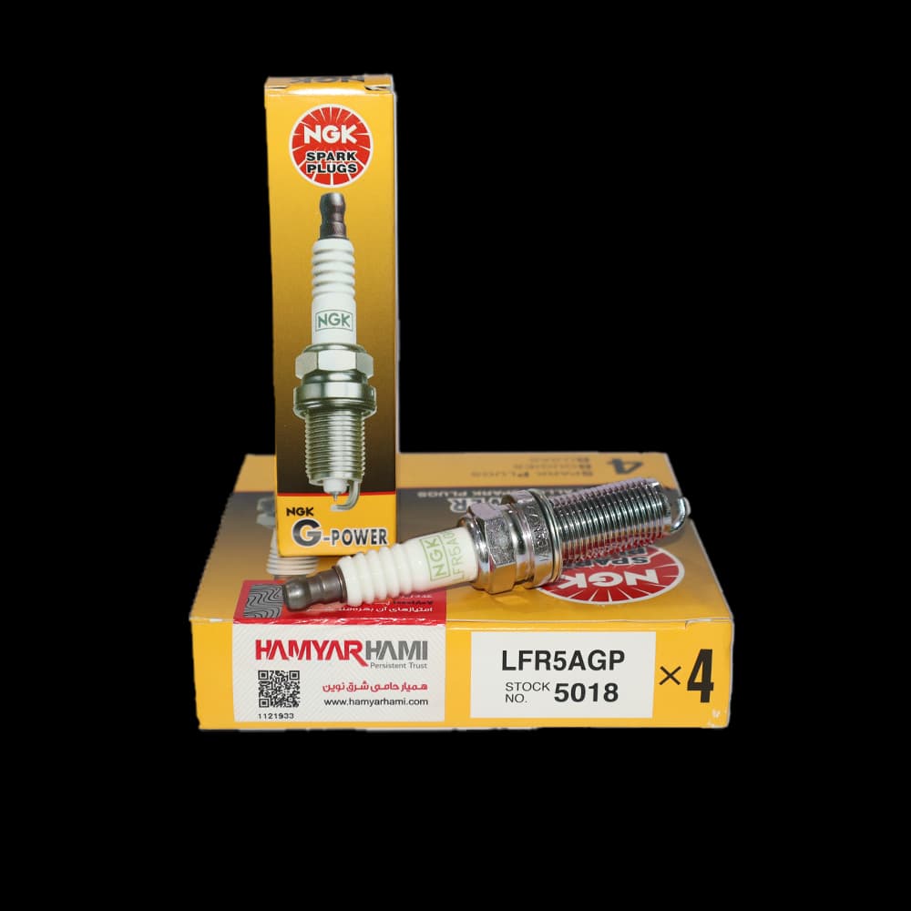 شمع تیپ 5 پایه بلند NGK 5018 (لیبل همیار حامی شرق نوین)