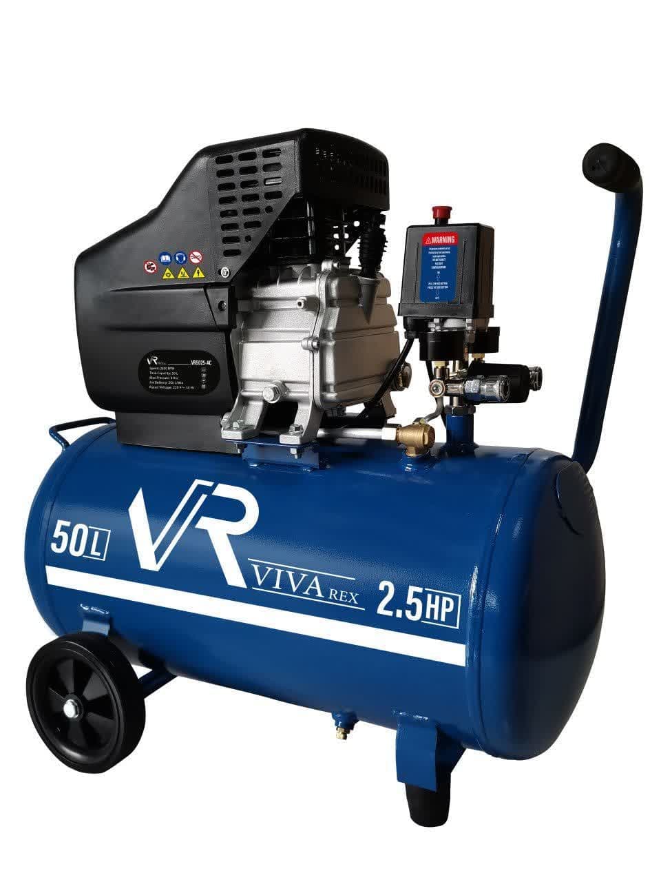 کمپرسور باد روغنی 50 لیتری ویوارکس مدل VR5025-AC