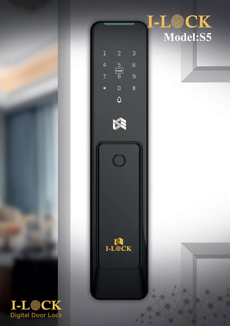 دستگیره هوشمند و قفل دیجیتال I-LOCK مدل S5