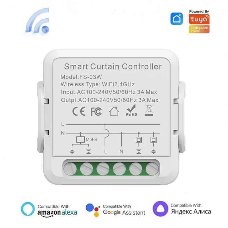 ماژول پرده برقی هوشمند TUYA مدل FS-03W