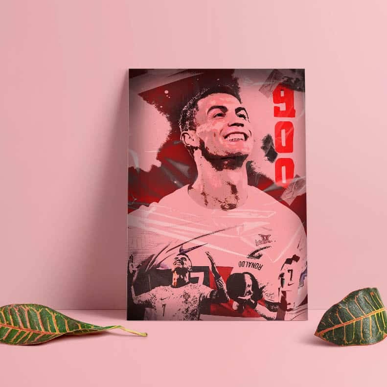 متال پوستر طرح رونالدو (c.ronaldo)
