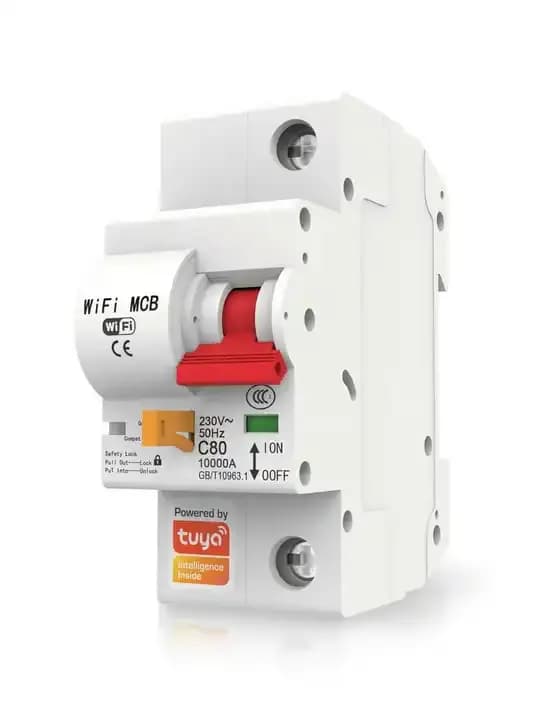 فیوز مینیاتوری هوشمند TUYA مدل ۱P-80A