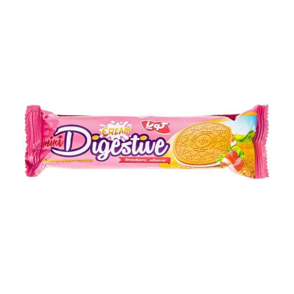 بیسکویت سبوس دار کرمدار توت فرنگی کوپا – 85 گرم