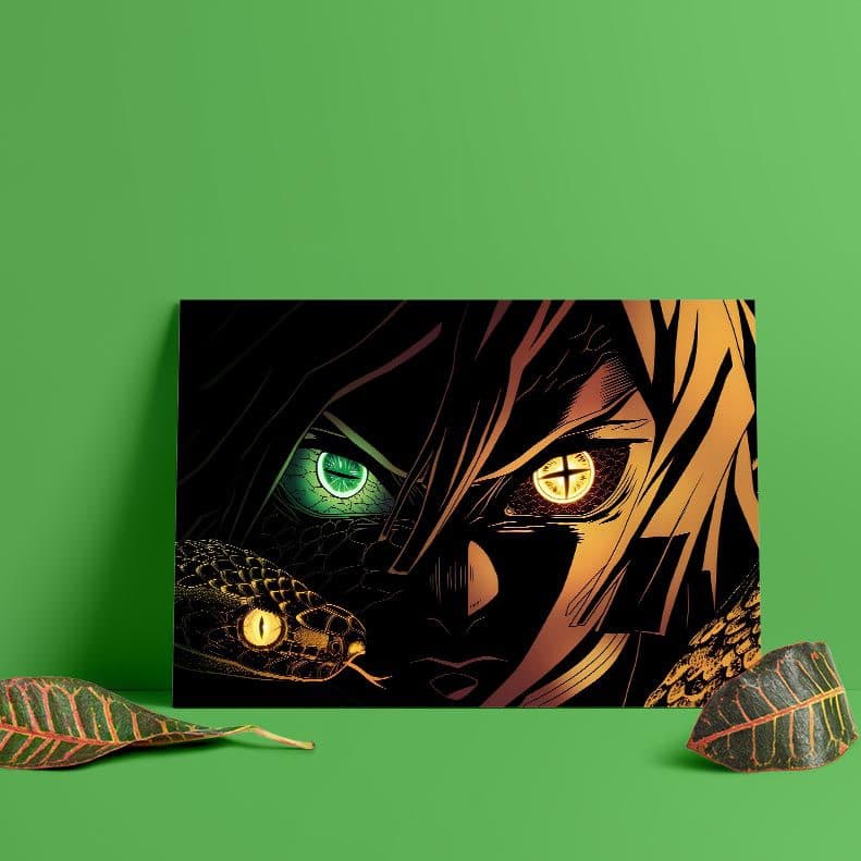 متال پوستر طرح شیطان کش (Demon Slayer)