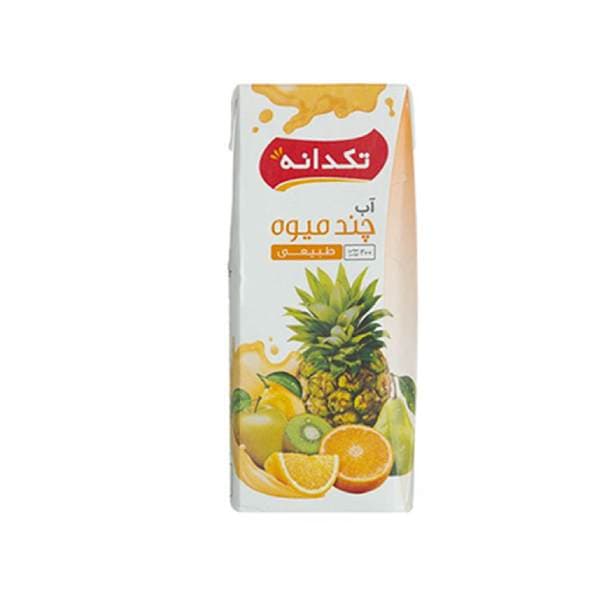 آبمیوه (نکتار) چند میوه تکدانه – 200 میلی