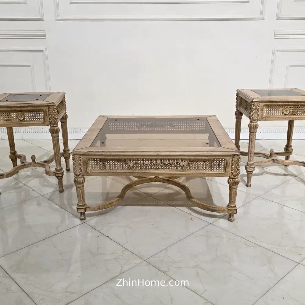 میز جلومبلی و عسلی نئوکلاسیک آراد — تصویر ۳