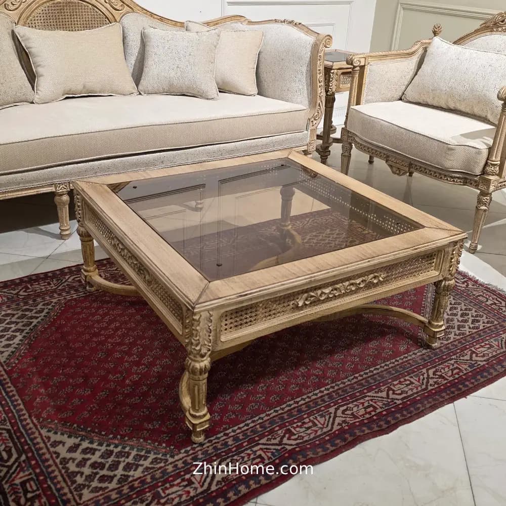 میز جلومبلی و عسلی نئوکلاسیک آراد — تصویر ۲