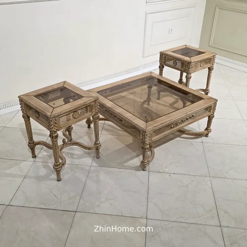 میز جلومبلی و عسلی نئوکلاسیک آراد