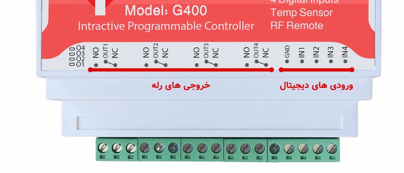 کنترلر پیامکی سیمکارتی چهار کانال YanSon مدل G400 — تصویر ۲