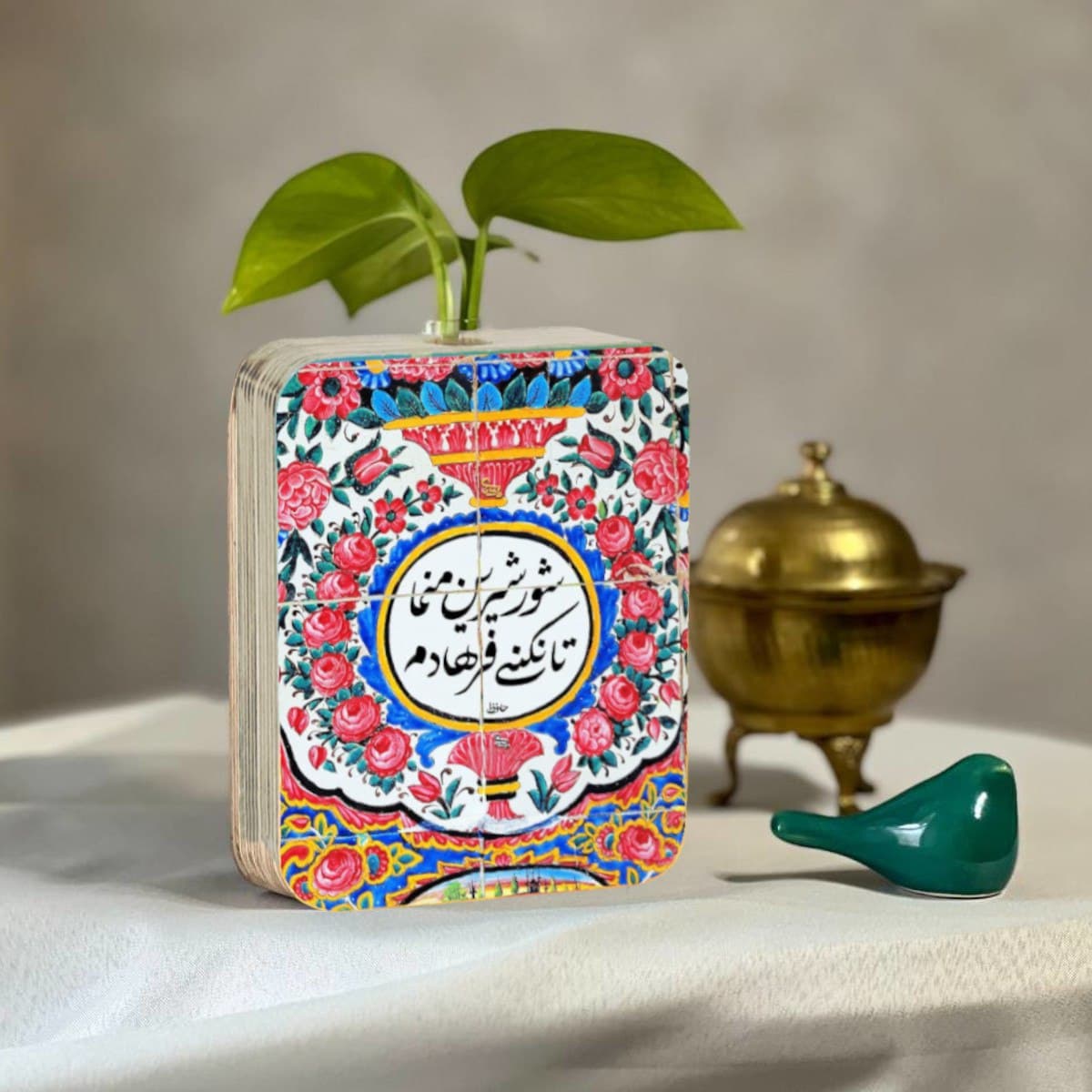 گلدان چوبی شورشیرین