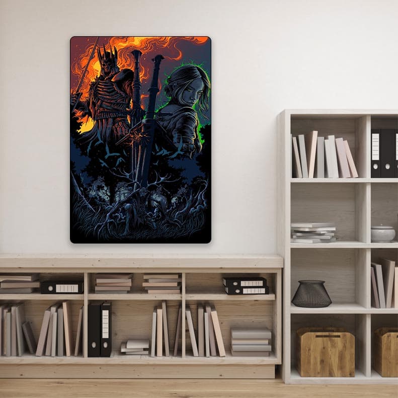 متال پوستر طرح جادوگر (The Witcher)