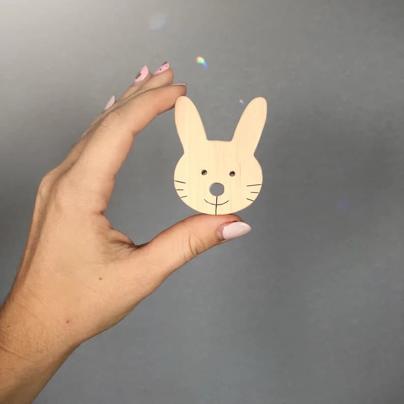 مگنتهای چوبی حیوانات بامزه — تصویر ۴