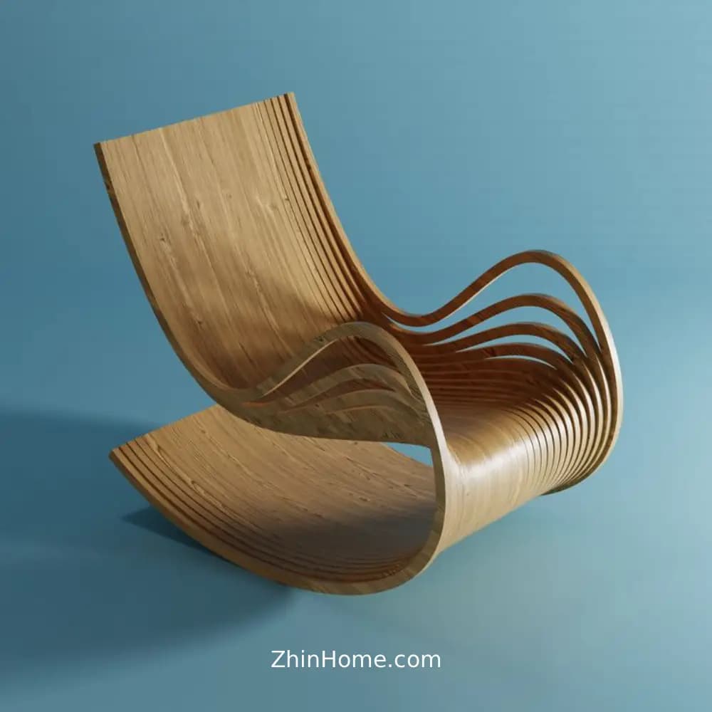 صندلی راک مدرن و مینیمال نمادین — تصویر ۳