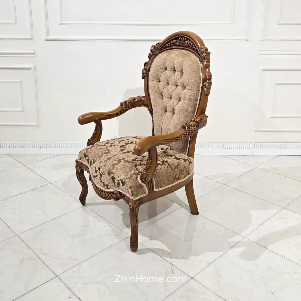 مبل کلاسیک گندمی — تصویر ۲