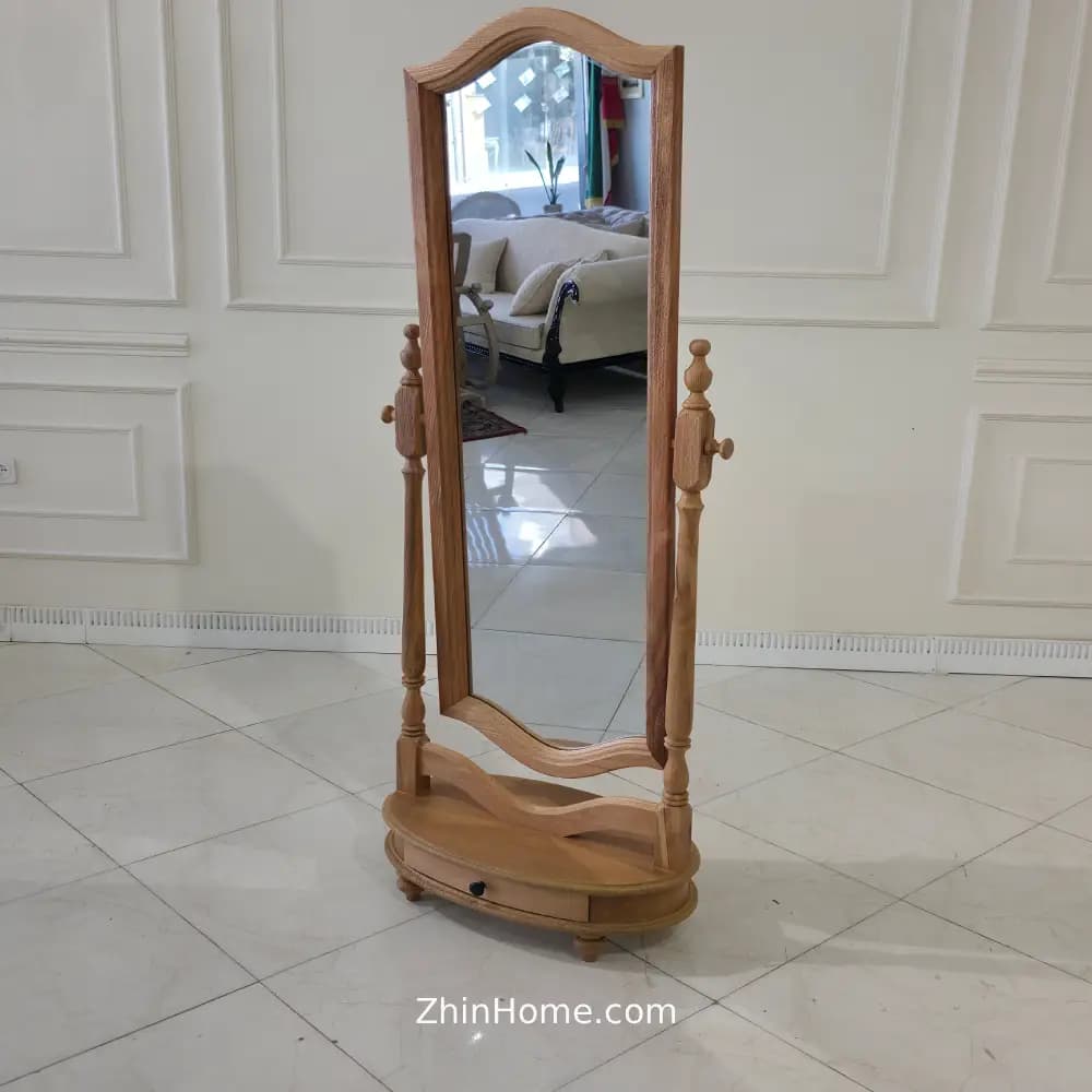 آینه قدی نئوکلاسیک کشو دار ماکان — تصویر ۲