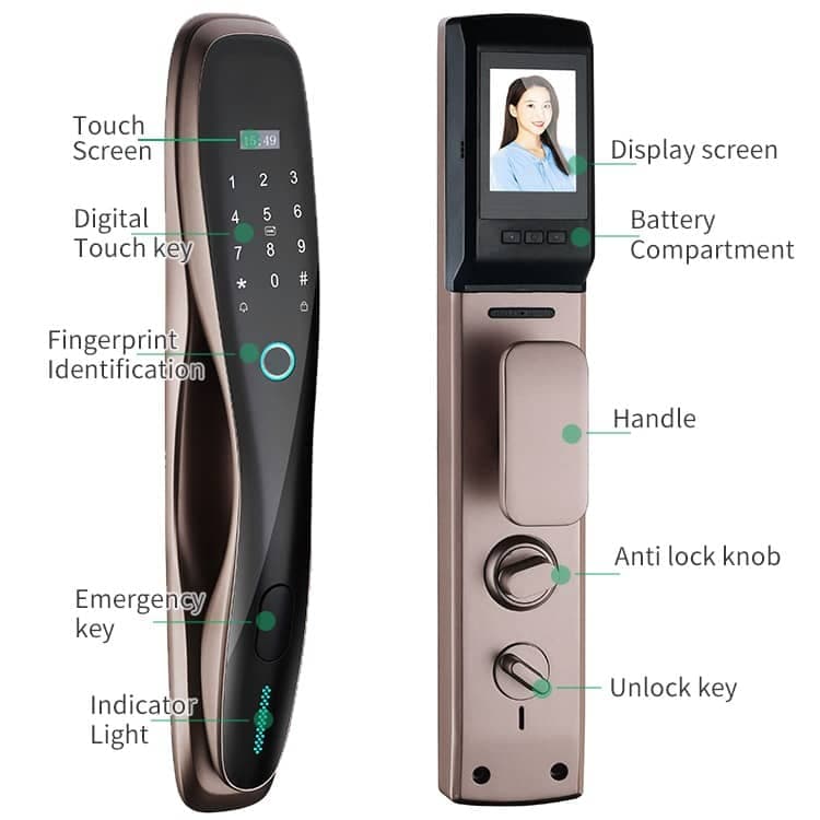 دستگیره هوشمند و قفل دیجیتال HOMELOCK مدل V200 — تصویر ۲