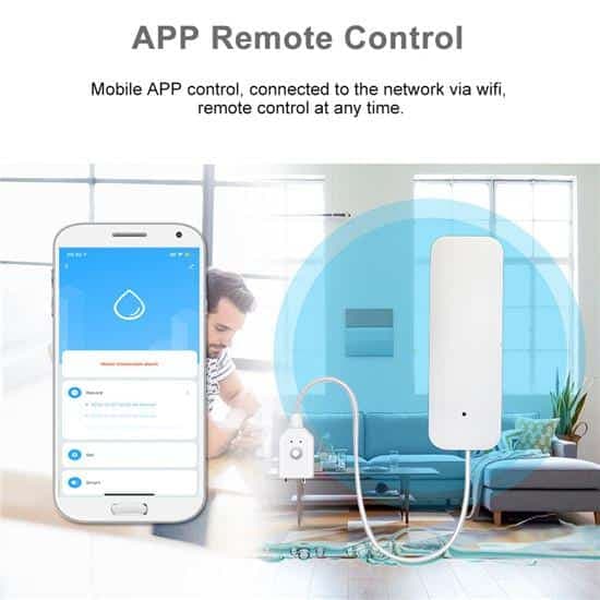 سنسور تشخیص نشت آب هوشمند TUYA مدل WIFI — تصویر ۳
