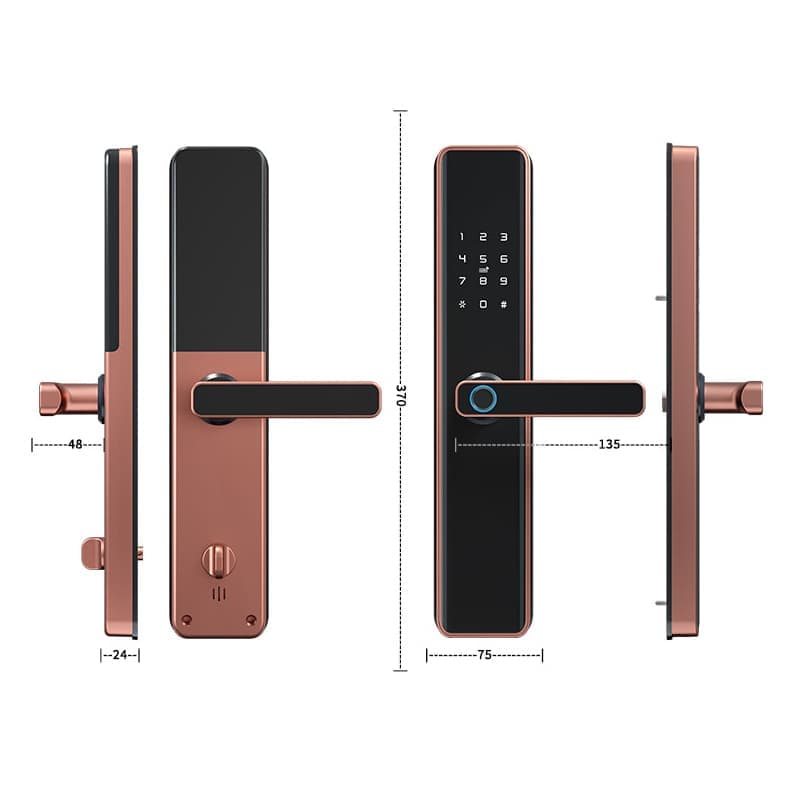 دستگیره هوشمند و قفل دیجیتال HOMELOCK مدل E160 — تصویر ۲