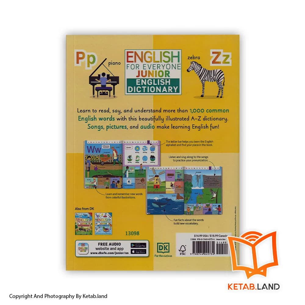 کتاب English for Everyone Junior English Dictionary — تصویر ۳