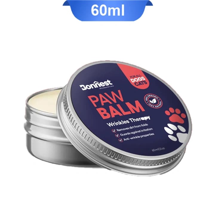 بالم ضد چین و چروک پنجه سگ و گربه بونست وزن 60 میلی لیتر Bonnest Paw Balm