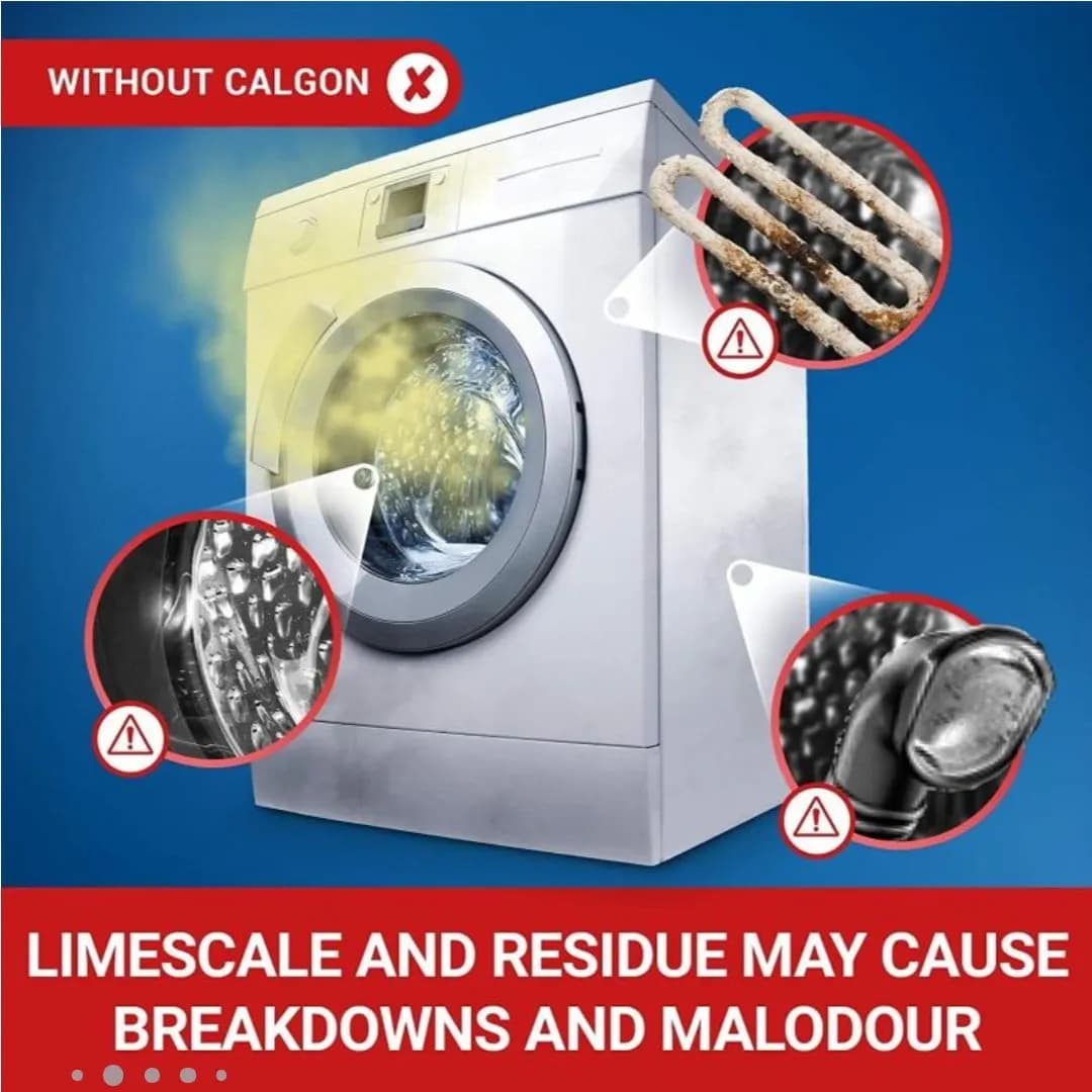 قرص جرم گیر ماشین لباسشویی کالگون ترک مدل Calgon 4u1 Arada — تصویر ۷