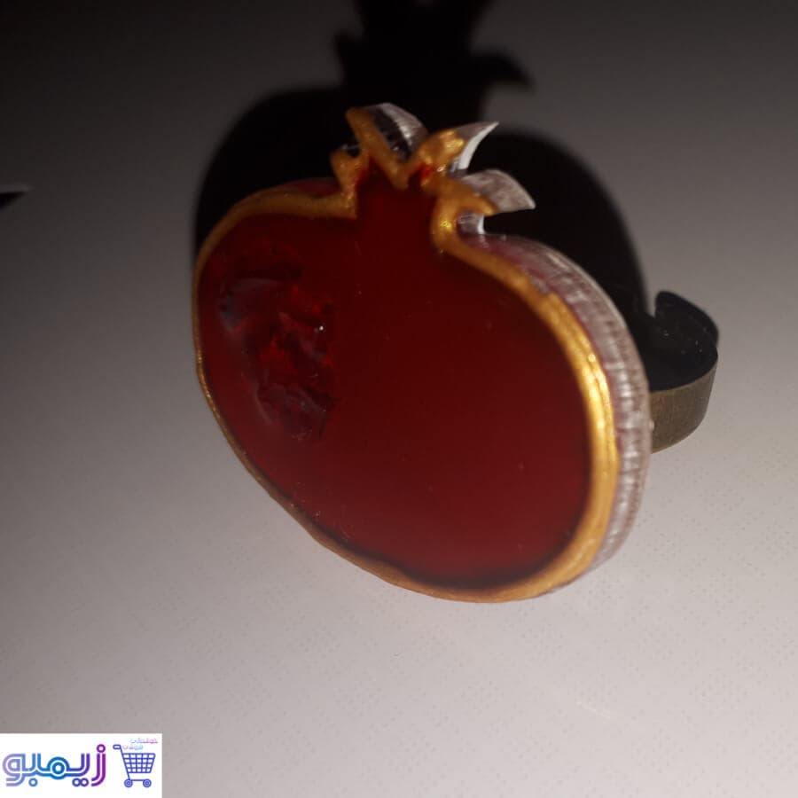 انگشتر ناردونه قرمز — تصویر ۲
