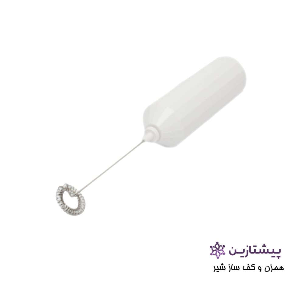 همزن دستی قهوه و شیر رنگ سفید Electric Milk Frother — تصویر ۳
