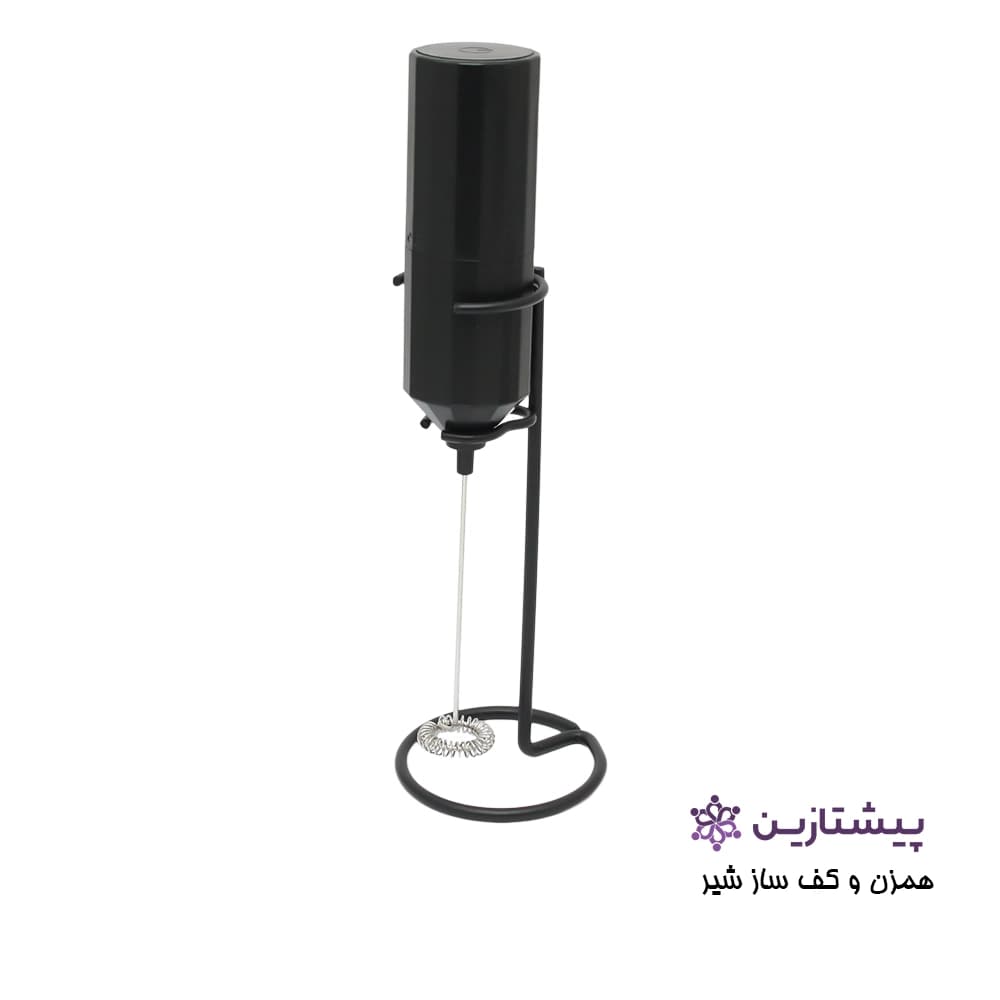 همزن دستی قهوه و شیر رنگ مشکی Electric Milk Frother