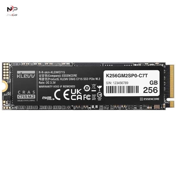 اس اس دی اینترنال Klevv مدل M.2 NVMe ظرفیت 512 گیگ