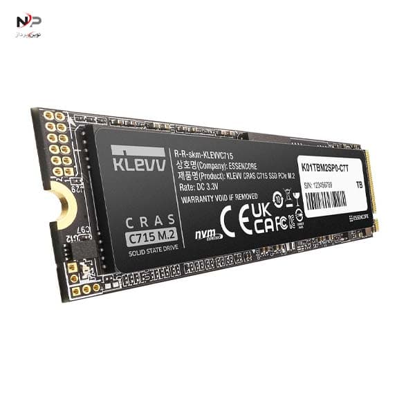 اس اس دی اینترنال Klevv مدل M.2 NVMe ظرفیت 1 ترابایت — تصویر ۳