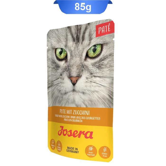 پوچ گربه جوسرا طعم بوقلمون و کدو سبز وزن 85 گرم Josera Pute Mit Zucchini