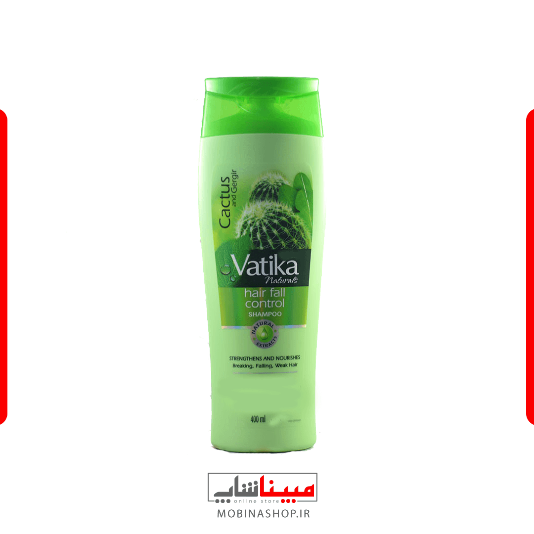 شامپو واتیکا کاکتوس ضد ریزش مو ۴۰۰ میل | Vatika Naturals Cactus Hair Fall Control Shampoo