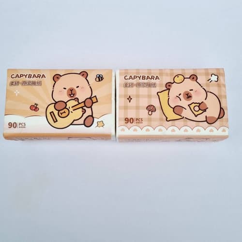 دستمال کاغذی فانتزی CAPYBARA | ۹۰ برگ