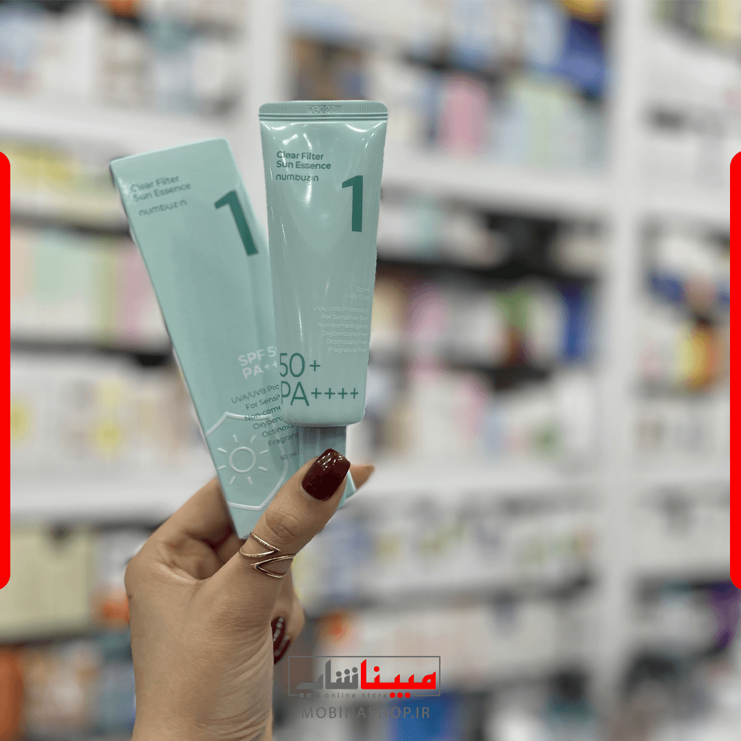 ضدآفتاب اسنسی نامبوزین شماره ۱ SPF50+ PA++++ | بی رنگ (50 میل) — تصویر ۲