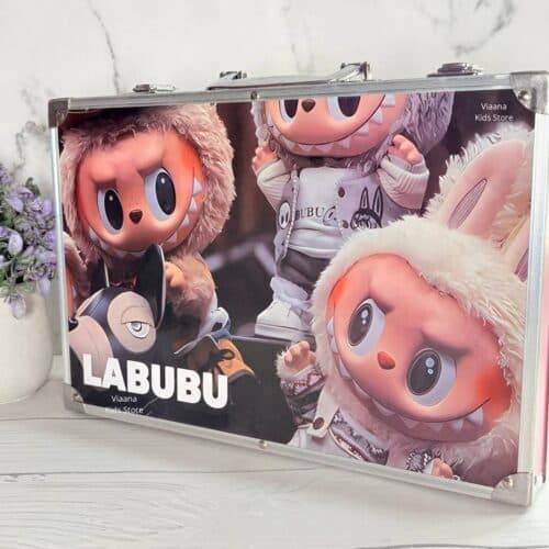 ست تحریر چمدانی لبوبو LABUBU | پک نقاشی و رنگآمیزی حرفهای